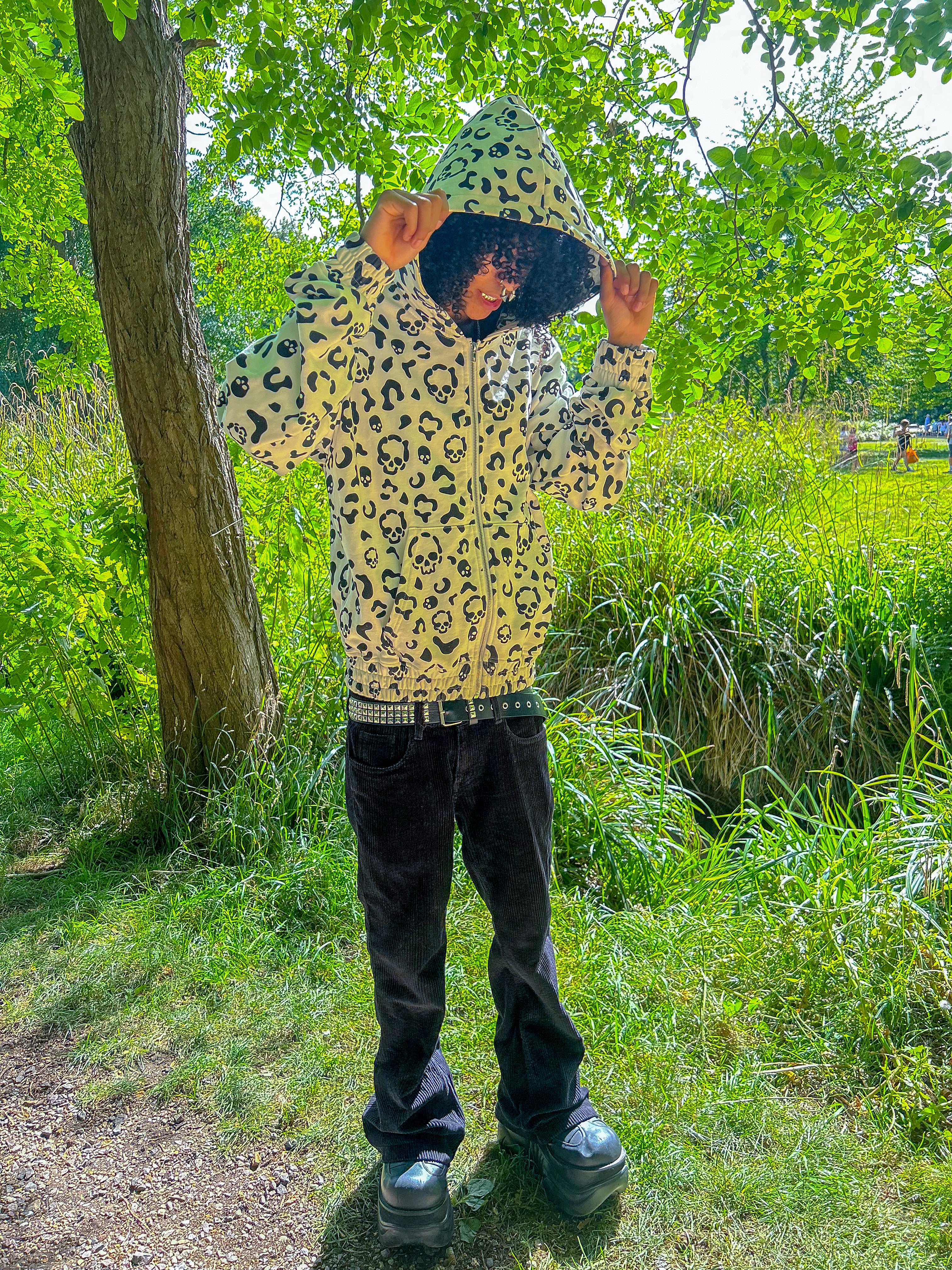 “Snow leopard skull” Hoodie